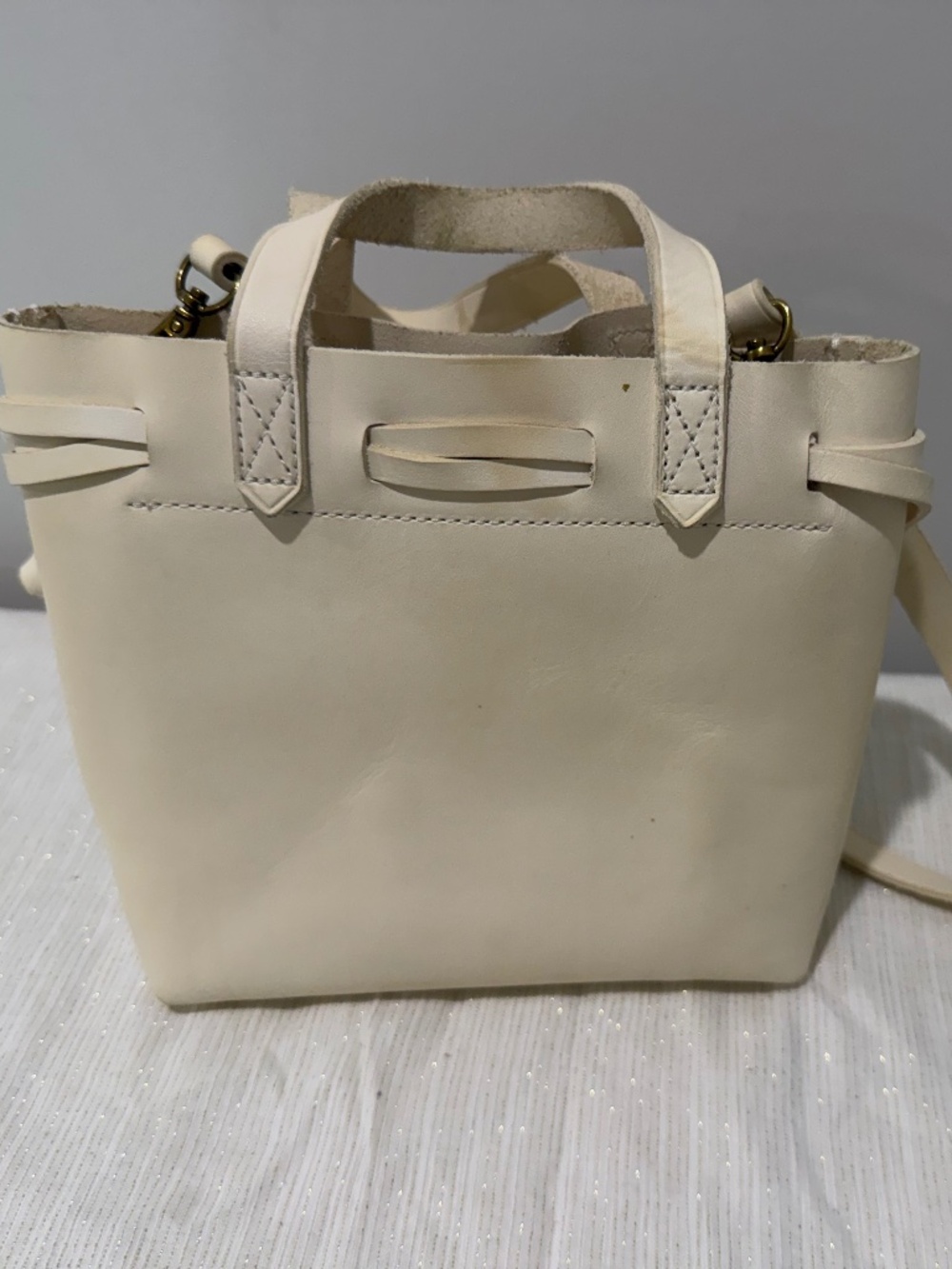 Madewell Bone White Crossbody Bag